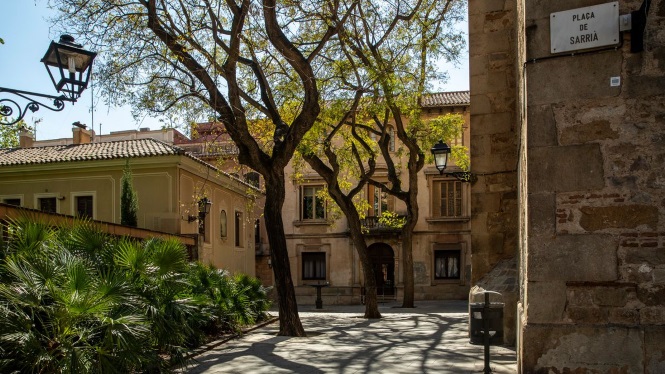 Le vieux centre du quartier Sarrià