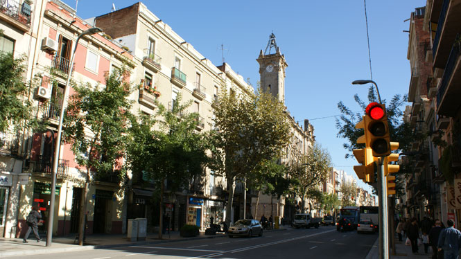 Núcleo antiguo del barrio de Sants y Hostafrancs