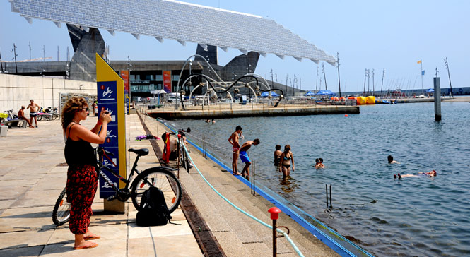 Zone de baignade du Fòrum