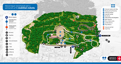 Recorridos accesibles en el Park Güell